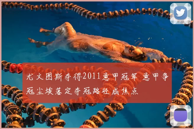 尤文图斯夺得2011意甲冠军 意甲争冠尘埃落定夺冠路径成焦点